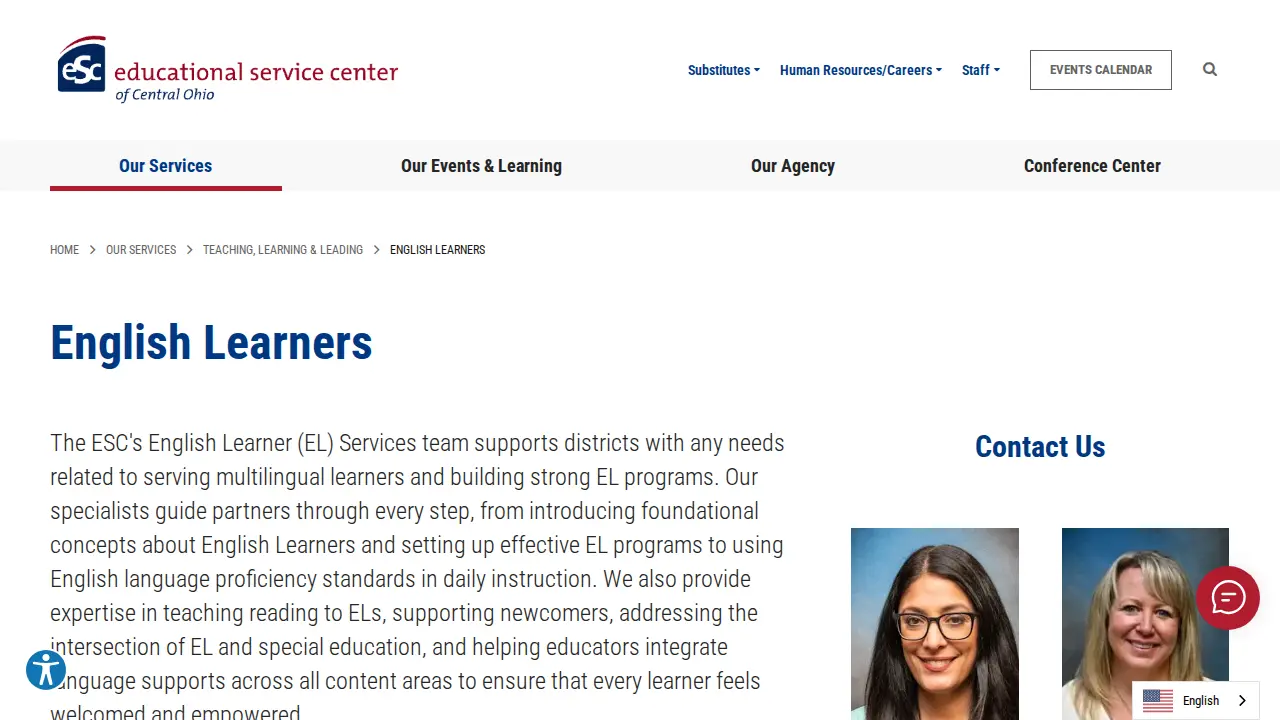Educational Service Center of Central Ohio page