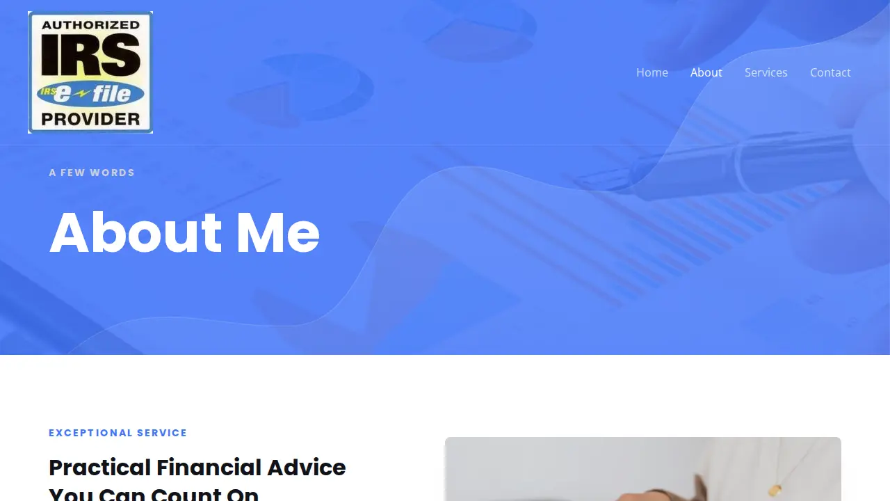 E S Tax & Accounting Services page