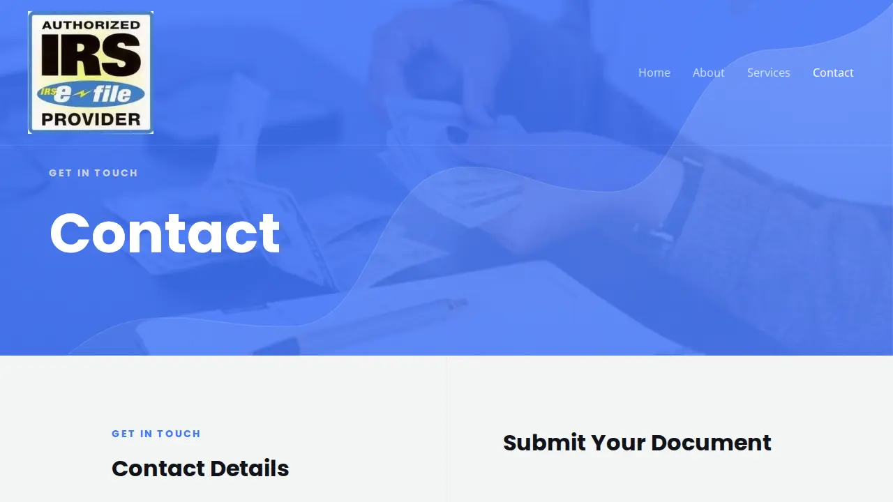 E S Tax & Accounting Services page