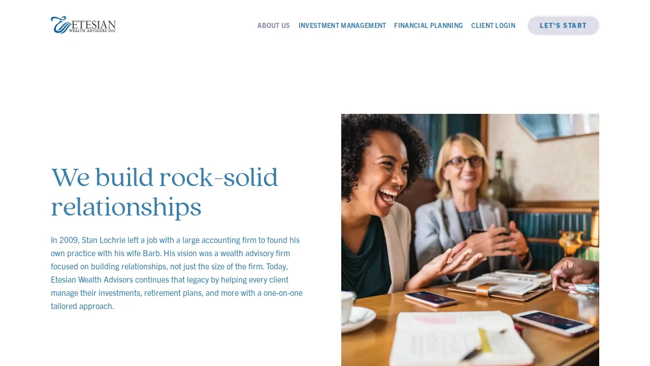 Etesian Wealth Advisors, Inc page