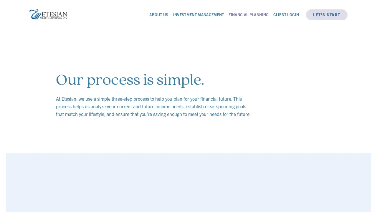 Etesian Wealth Advisors, Inc page