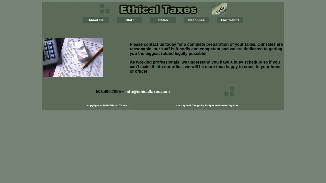 Ethical Taxes