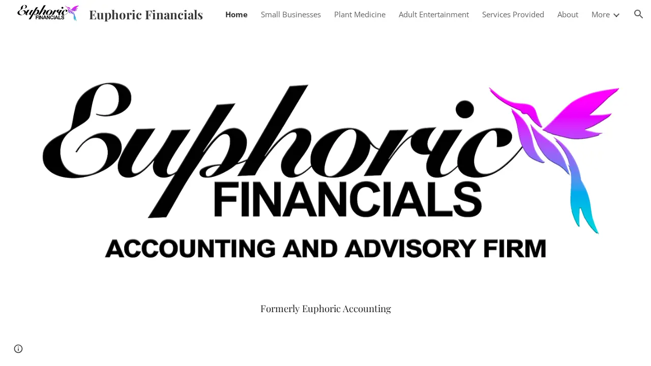 Euphoric Accounting page