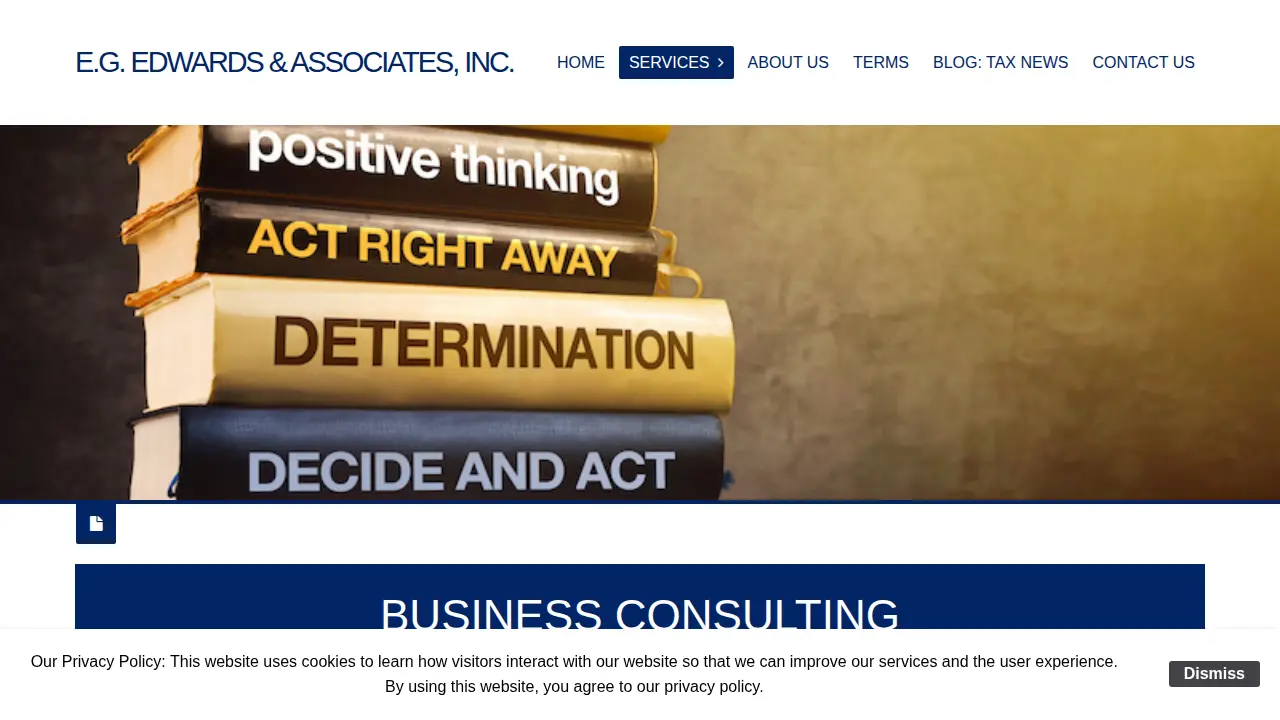 E G Edwards & Associates page