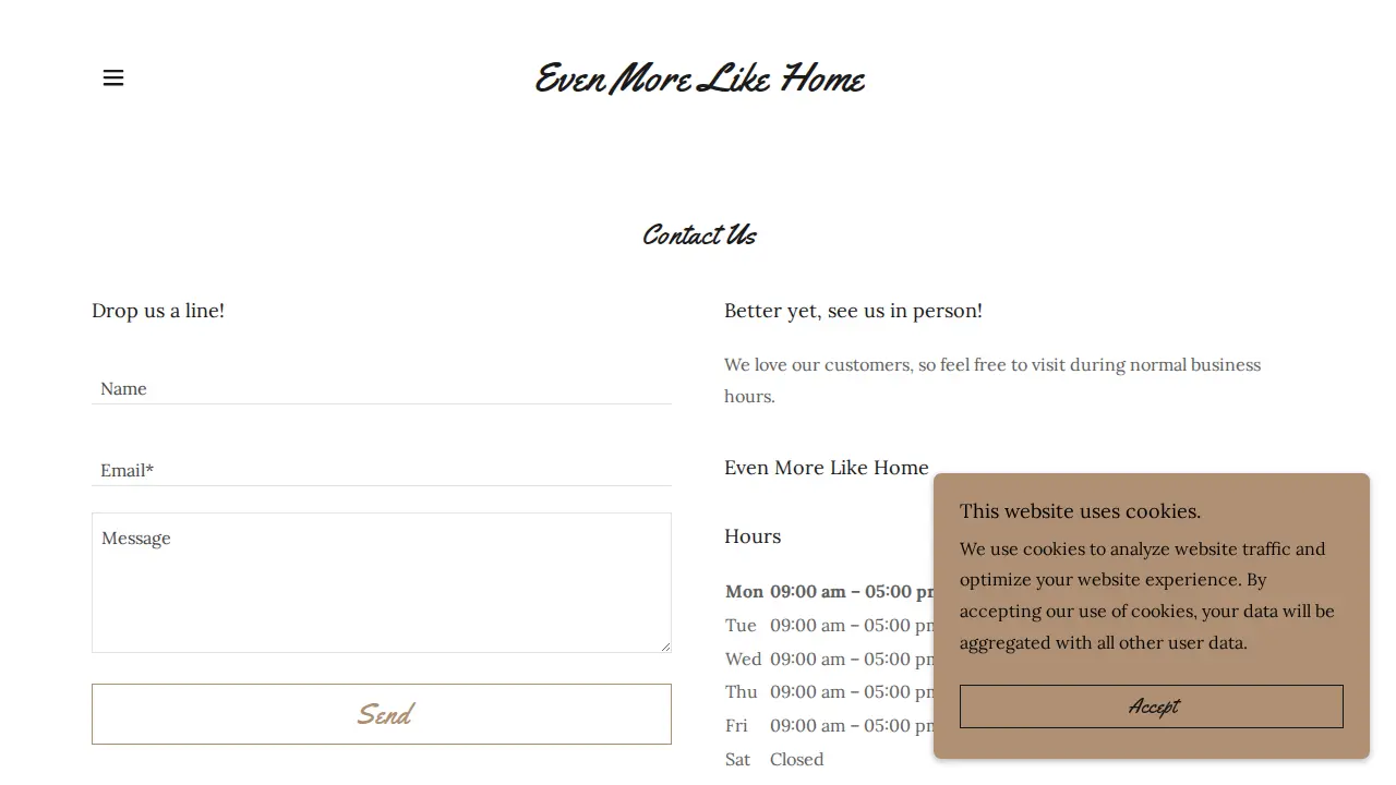 Even More Like Home LLC page