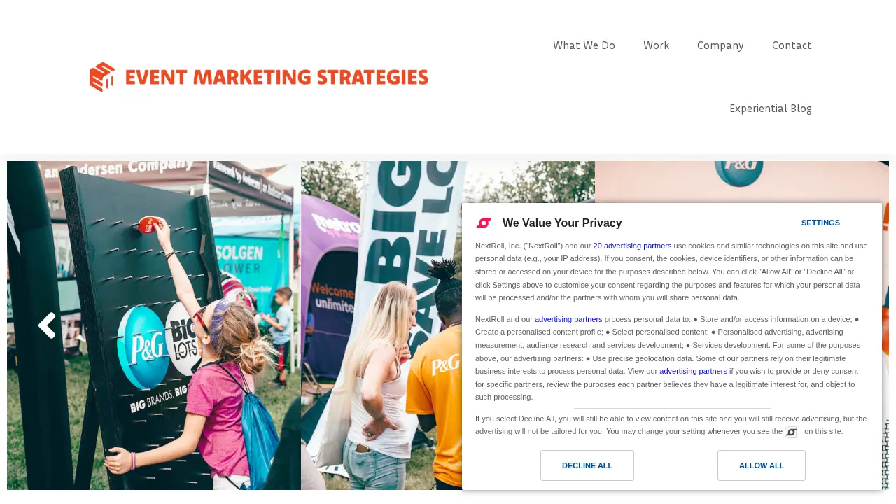 Event Marketing Strategies page