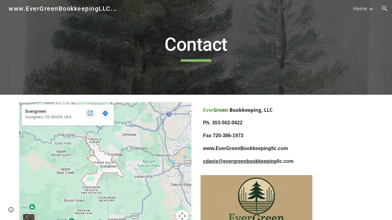 EverGreen Bookkeeping, LLC page