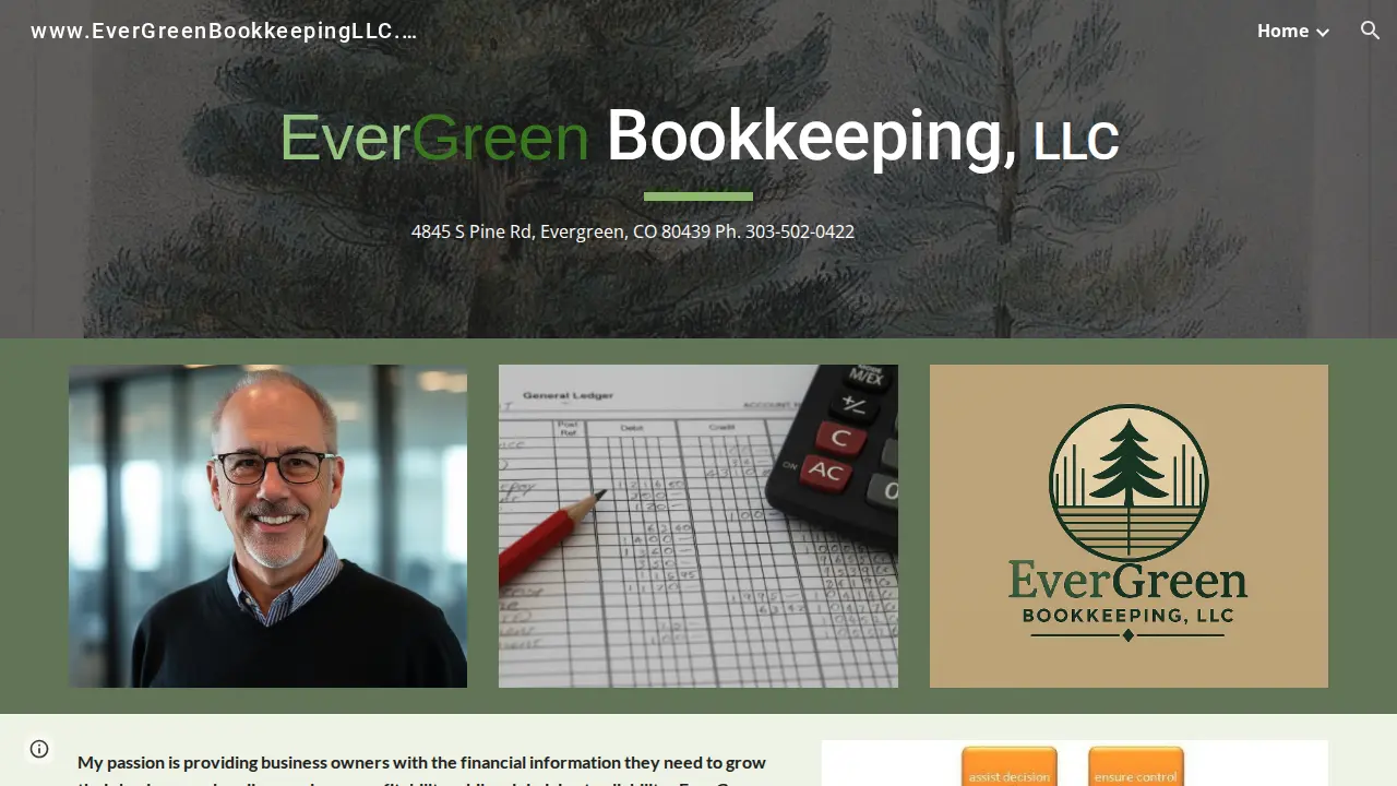 EverGreen Bookkeeping, LLC page
