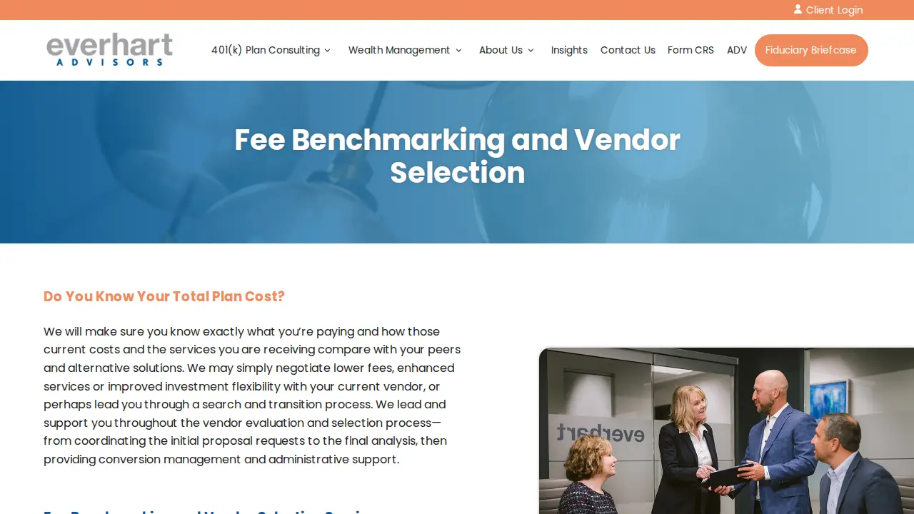 Everhart Advisors page