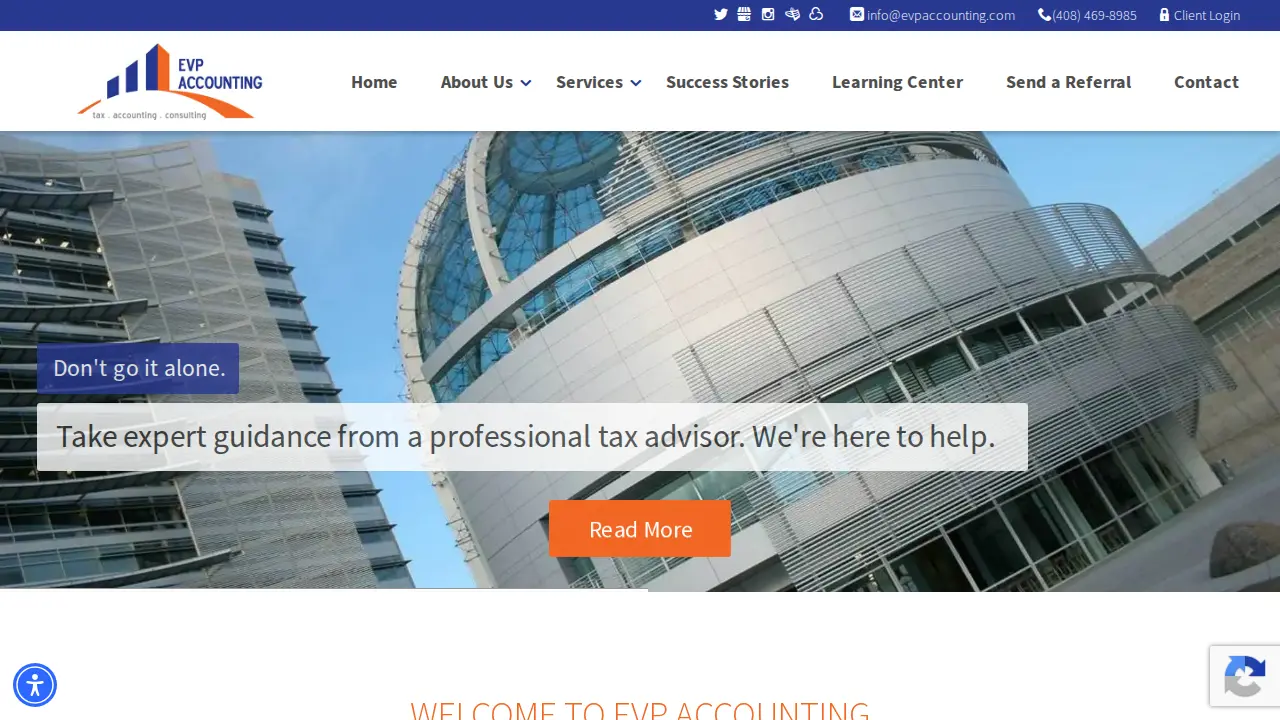EVP Accounting page
