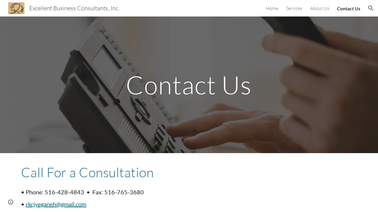 Excellent Business Consultants Inc page