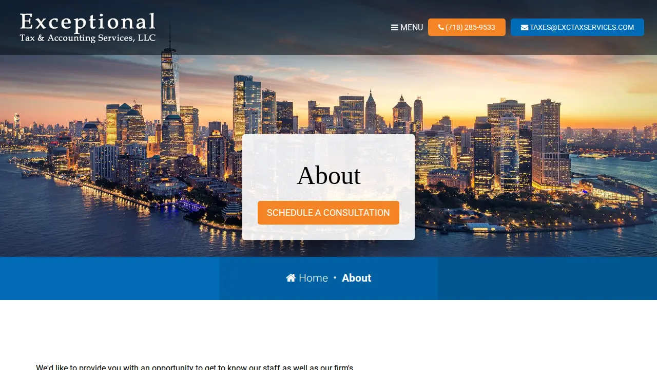 Exceptional Tax & Accounting Services LLC page
