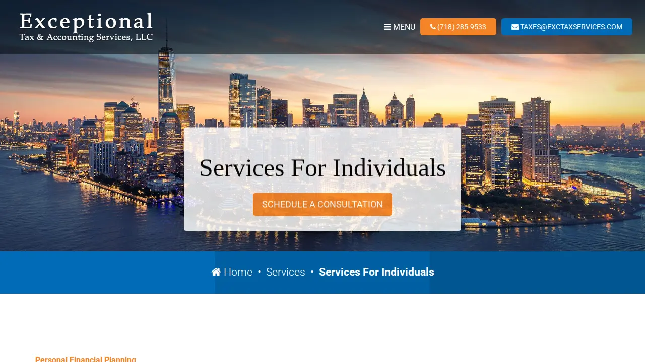 Exceptional Tax & Accounting Services LLC page