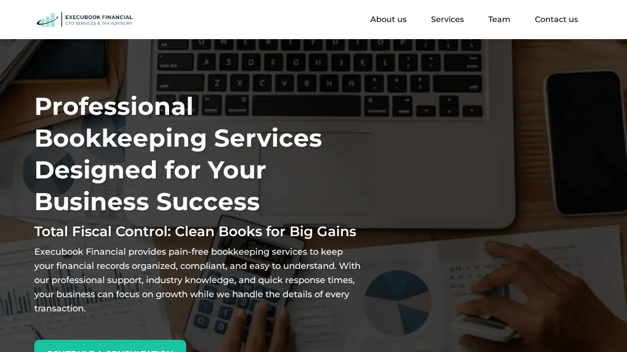 Execubook Financial LLC page
