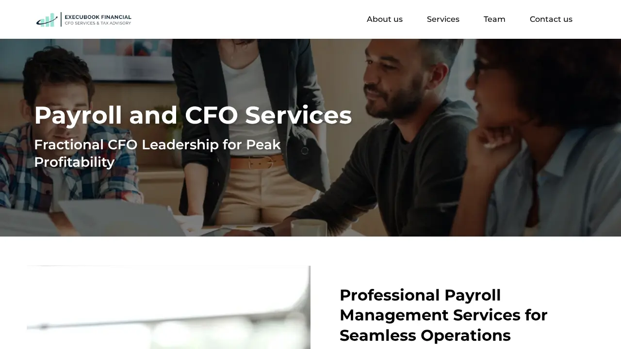 Execubook Financial LLC page