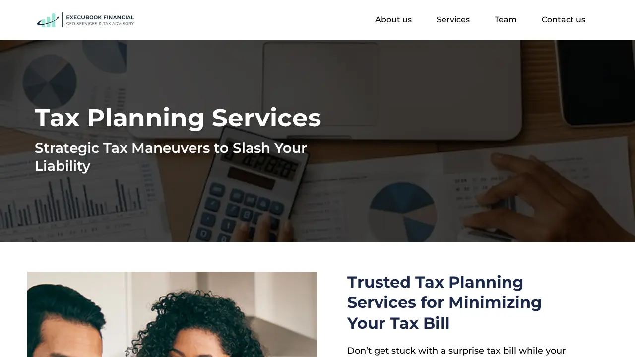 Execubook Financial LLC page