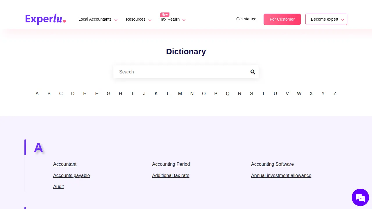 Experlu page