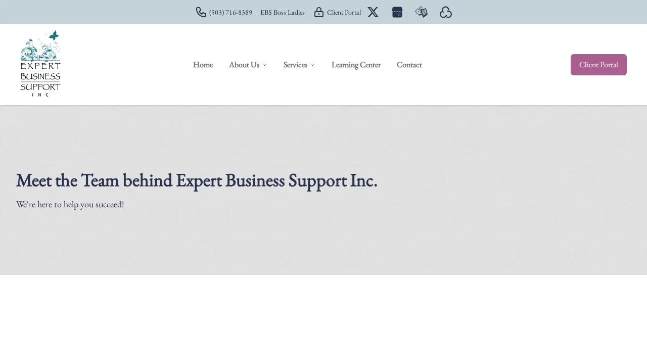 Expert Business Support, Inc. page