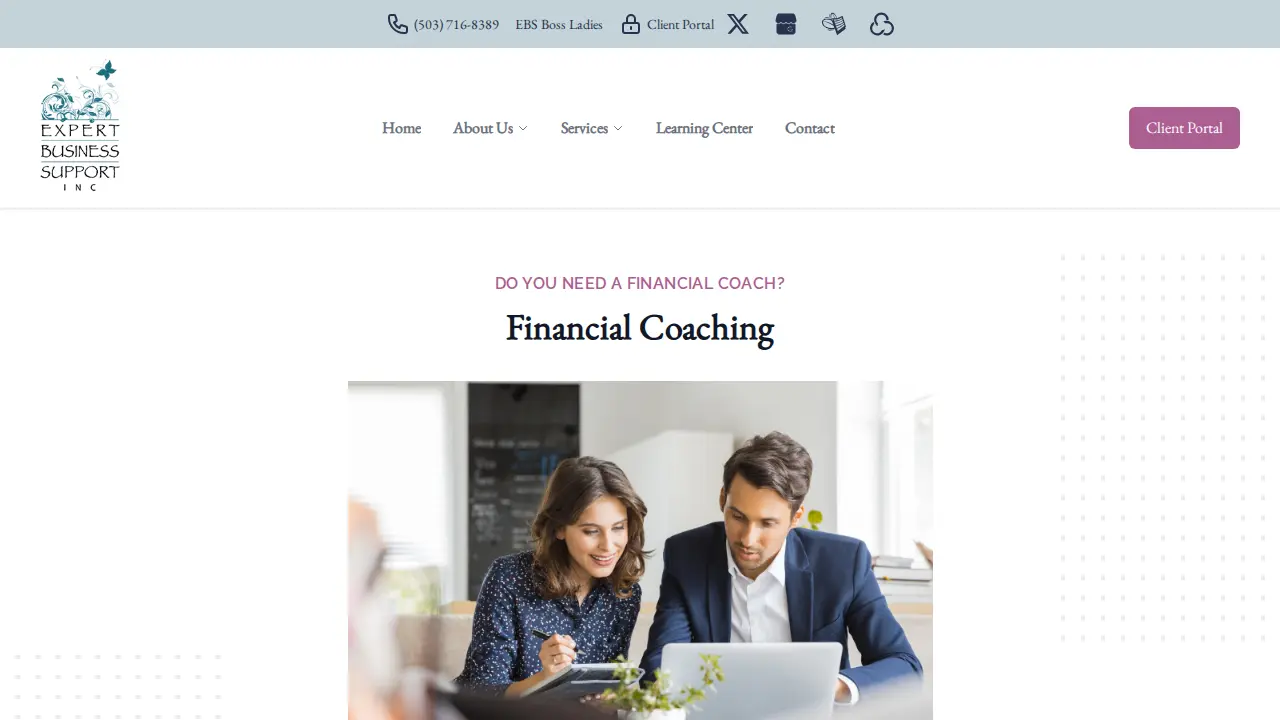 Expert Business Support, Inc. page