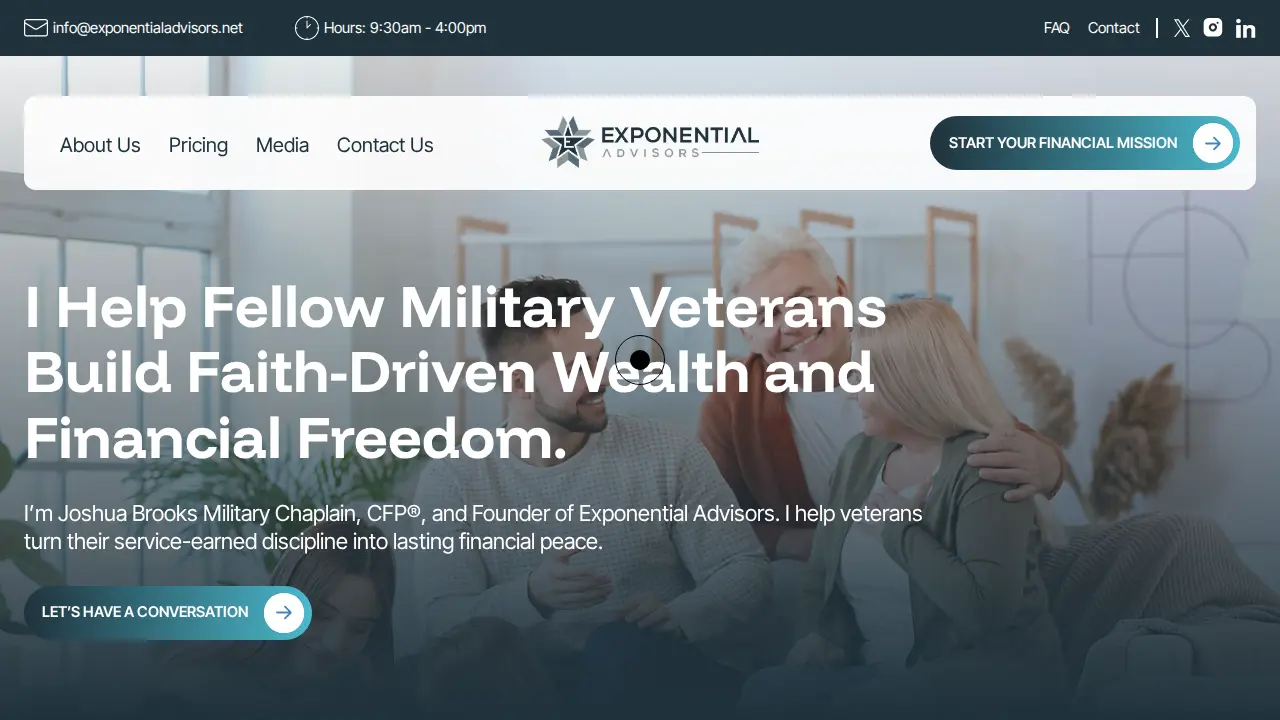 Exponential Advisors LLC page