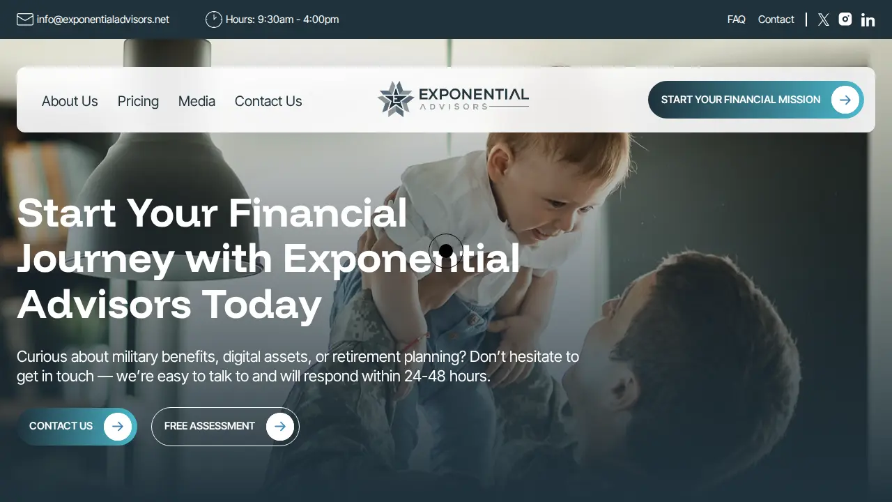 Exponential Advisors LLC page