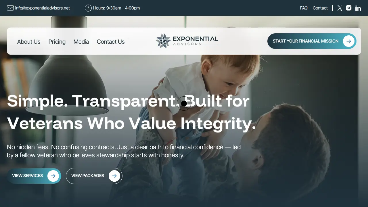 Exponential Advisors LLC page