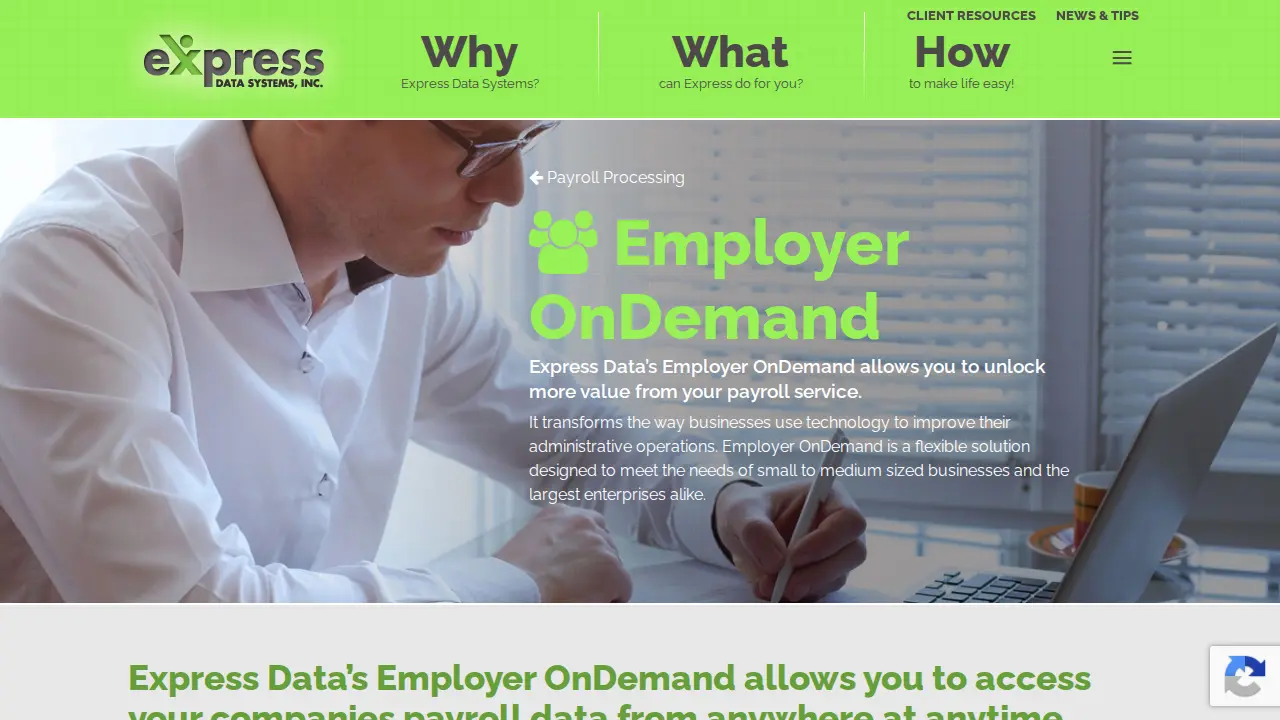 Express Data Systems Inc page
