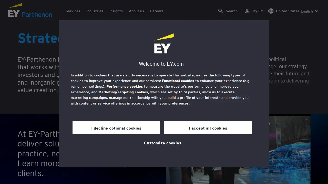 Ernst & Young page