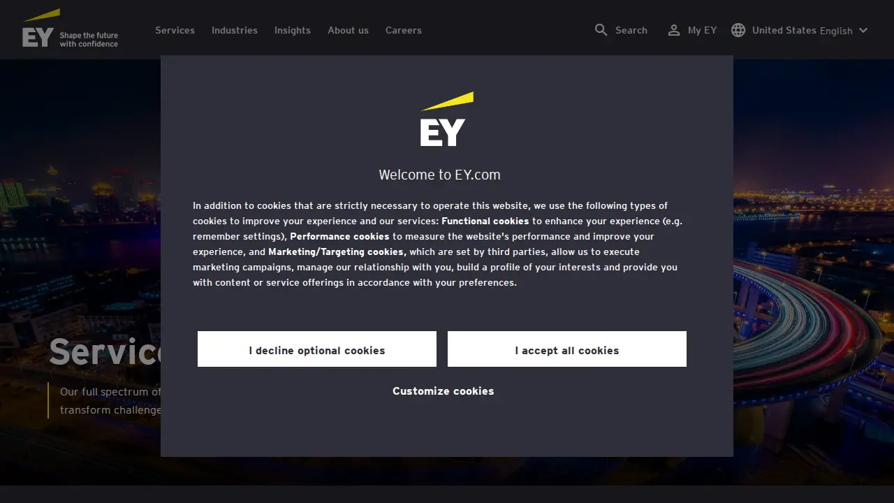 Ernst & Young page