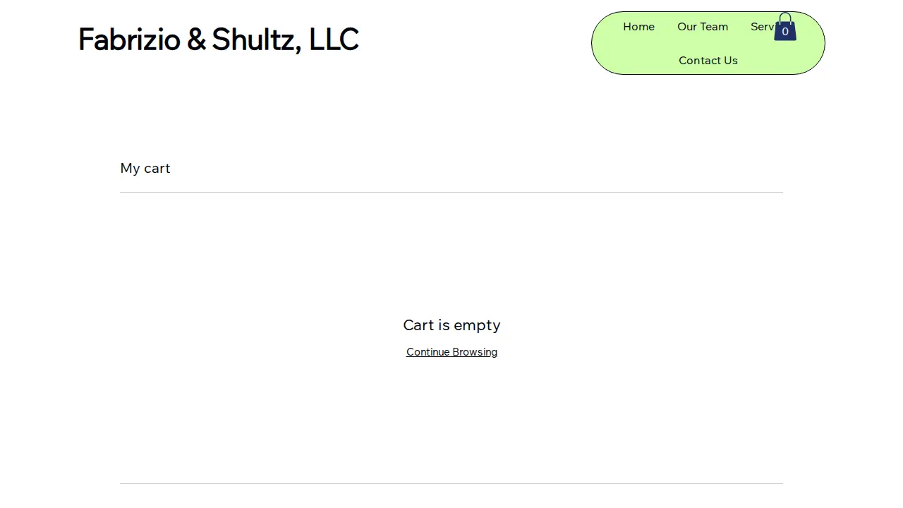 Fabrizio & Shultz, LLC page