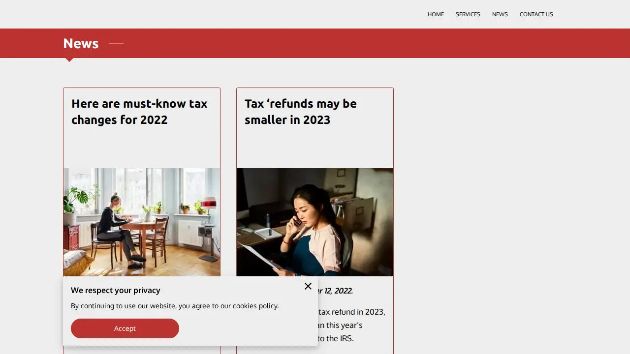 Fa Tax Services page