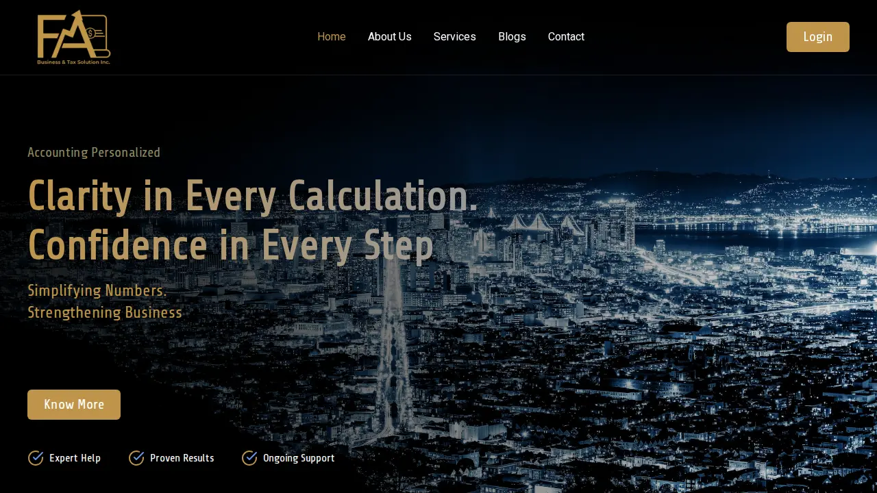 FA Business and Tax solution INC.