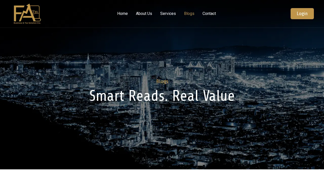 FA Business and Tax solution INC. page