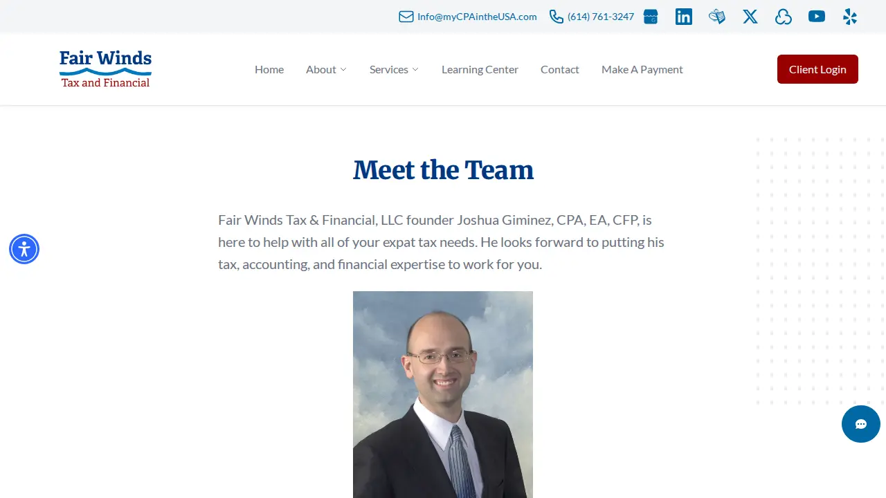 Fair Winds Tax & Financial, LLC page