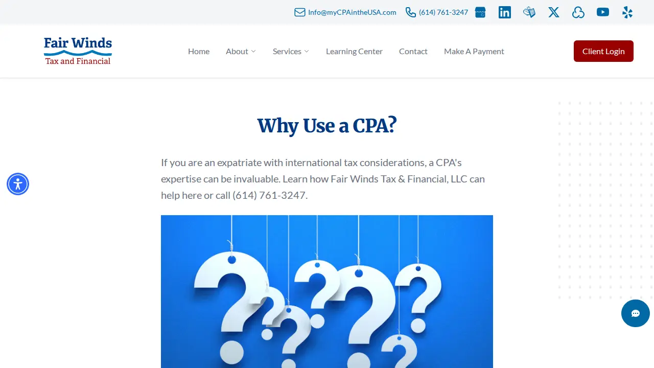 Fair Winds Tax & Financial, LLC page