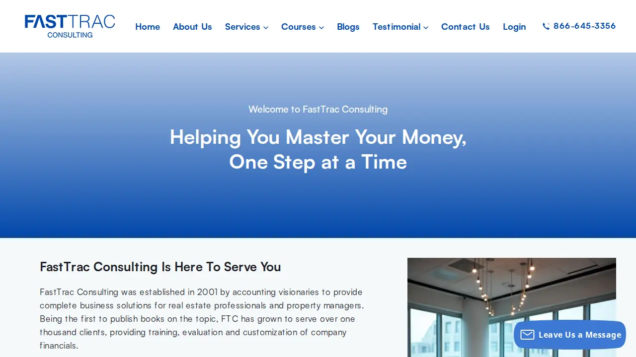 Fast Trac Consulting page
