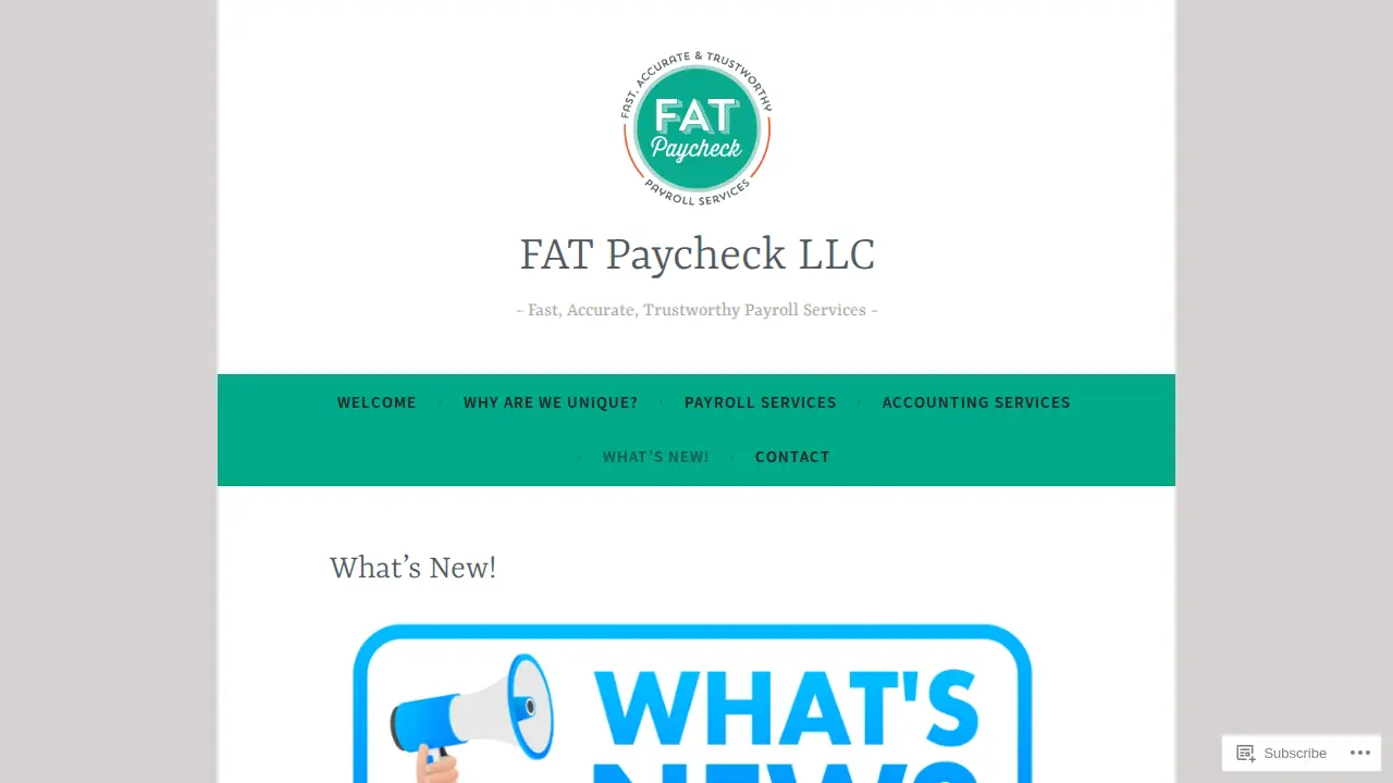 FAT Paycheck LLC page