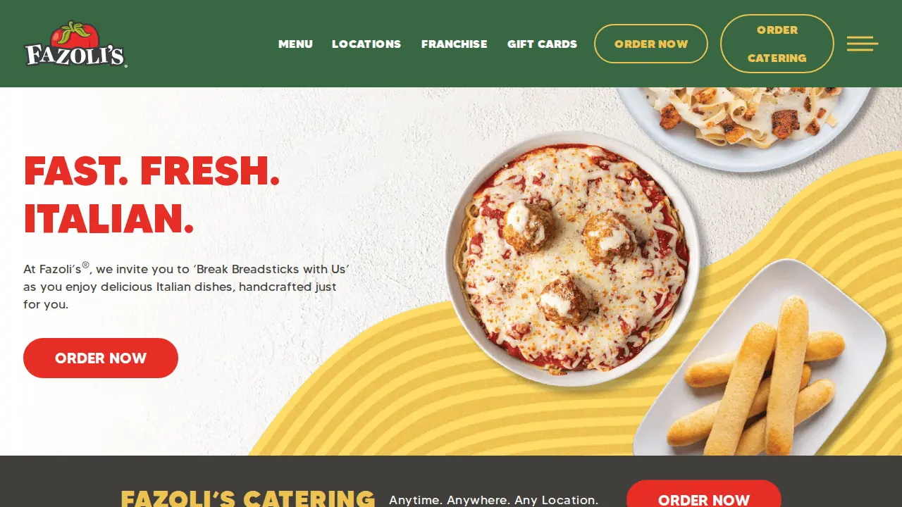 Fazoli's page