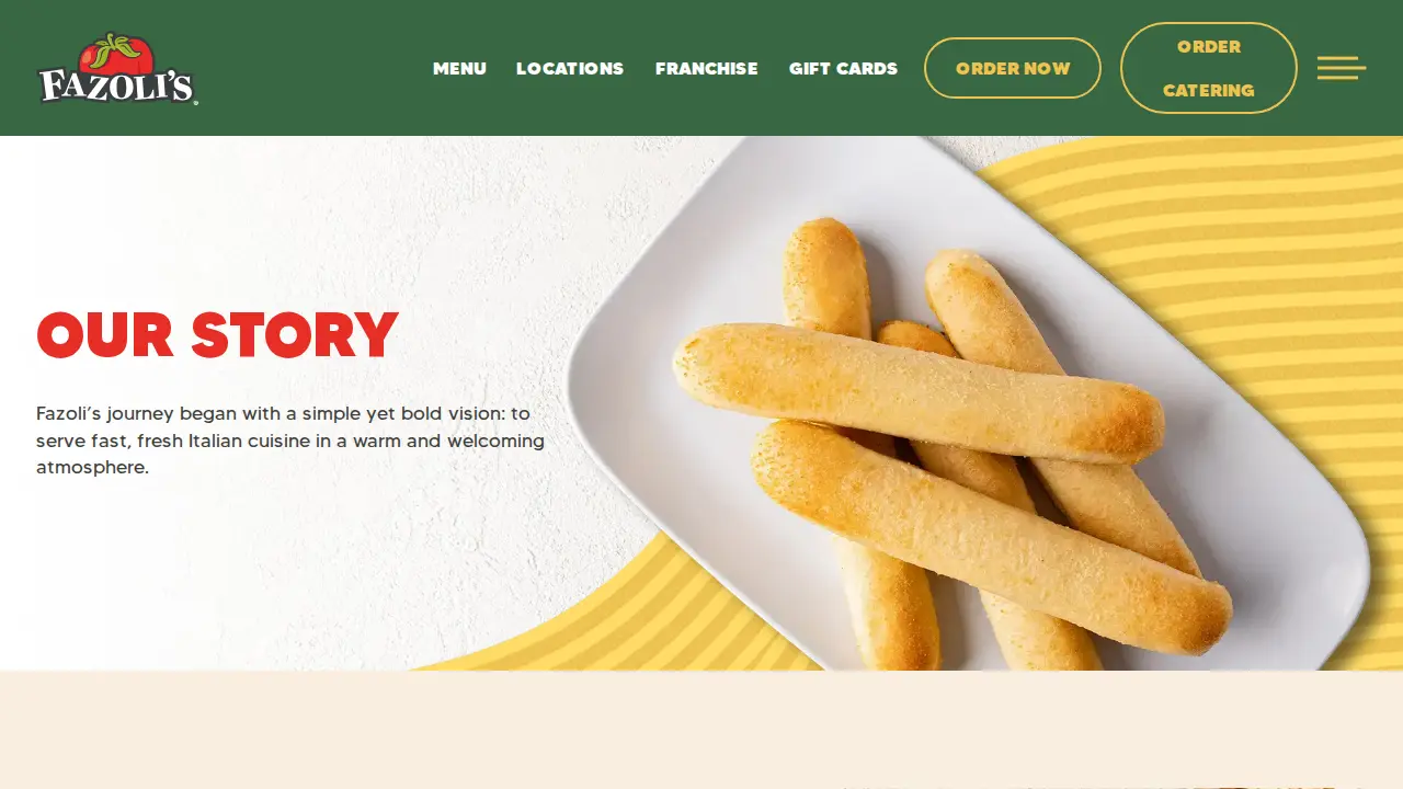 Fazoli's page