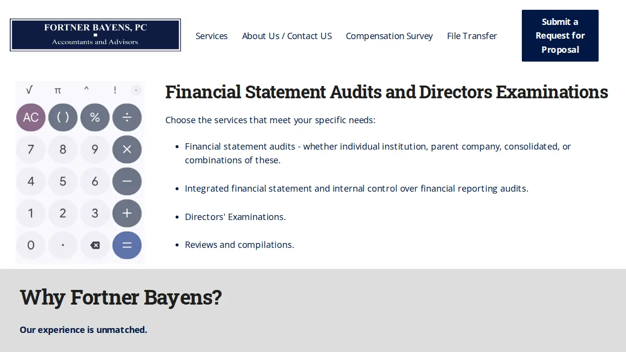 Fortner Bayens, PC page
