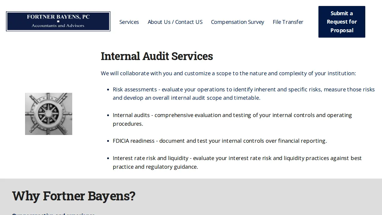 Fortner Bayens, PC page