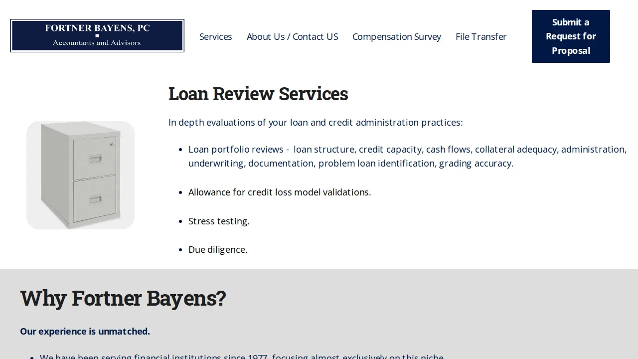 Fortner Bayens, PC page
