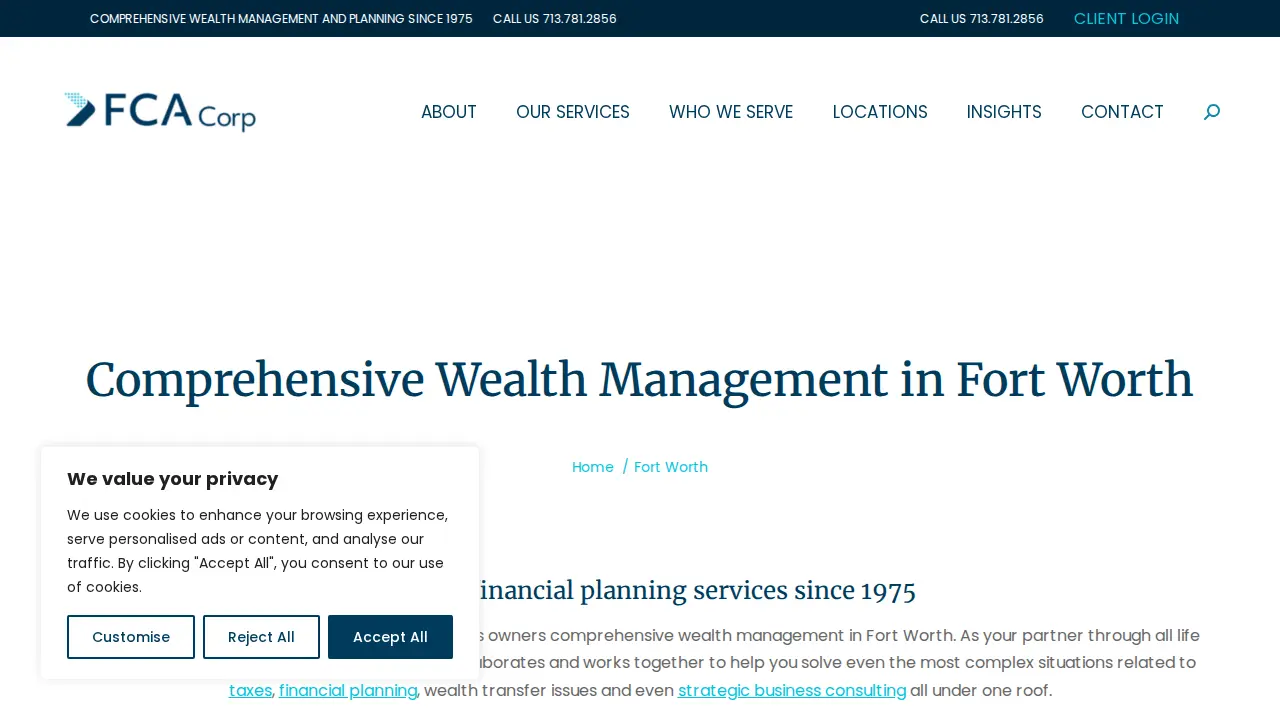 FCA Corp - Fort Worth