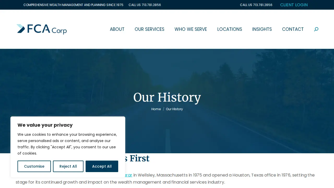 FCA Corp - Fort Worth page