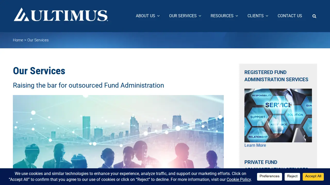 FD Fund Administration page