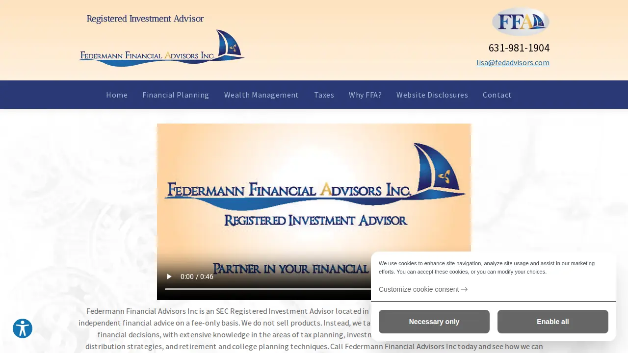 Federmann Financial Advisors Inc page