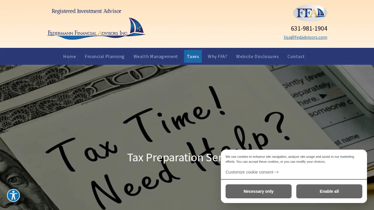 Federmann Financial Advisors Inc page