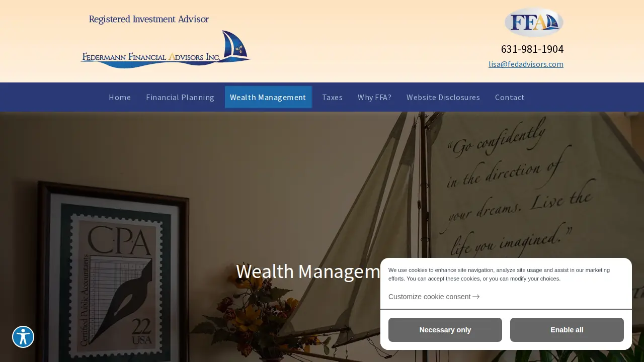 Federmann Financial Advisors Inc page