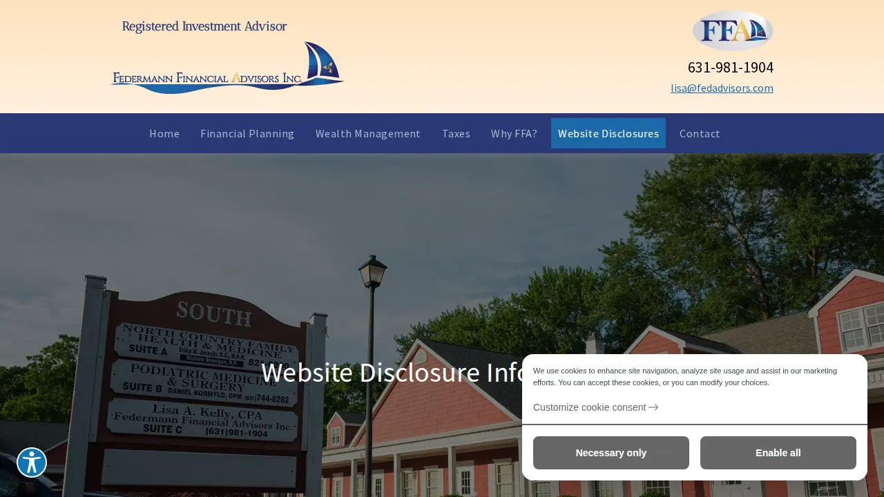 Federmann Financial Advisors Inc page