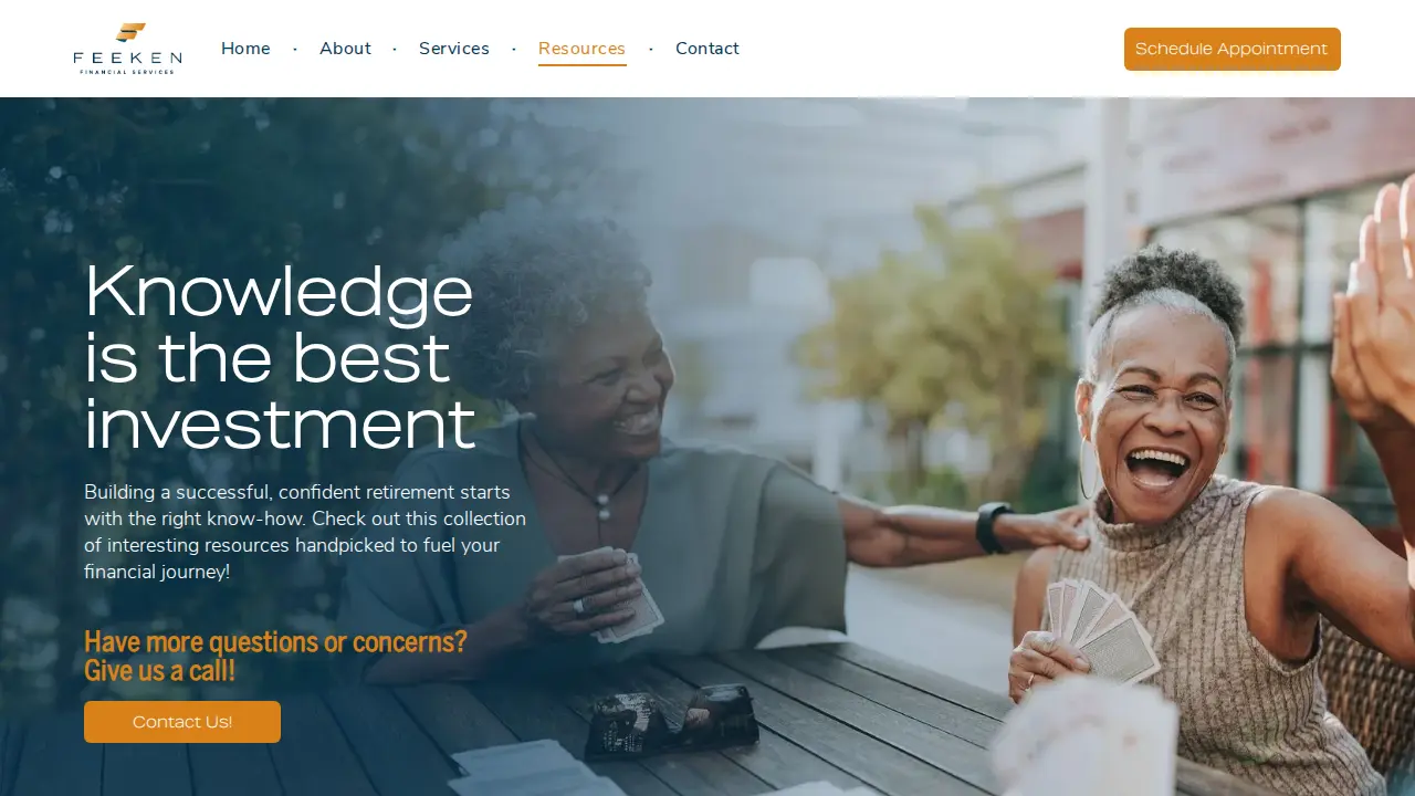 Feeken Financial Services page